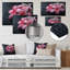 Lupin rose rose «Winters Peace - Plumeria», art mural dans le salon-1730603290-1730603285