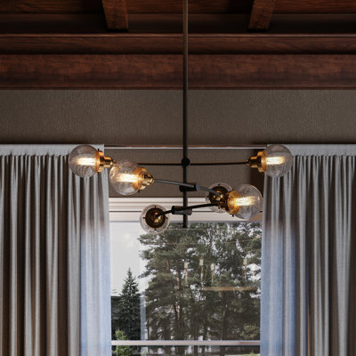 Lustre spoutnik 6 lumières Eudora