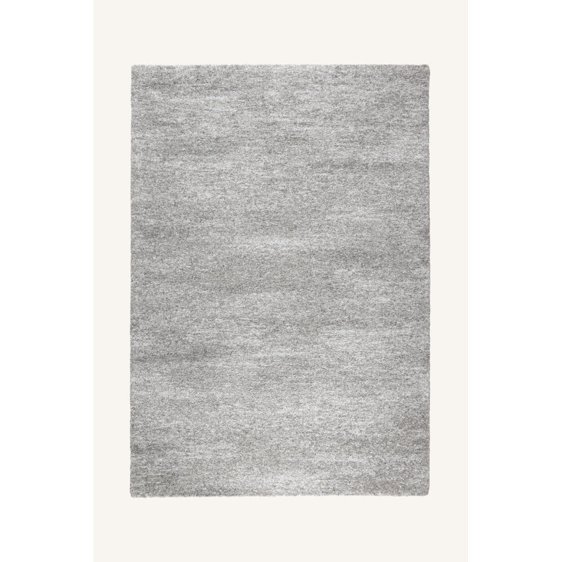 Loistine Machine Woven Grey Rug, Rectangle 133cm x 195cm