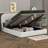 Teddy Fleece Upholstered Platform Bed with Hydraulic Storage System-101489732-101489735