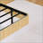 Oak King Floating Bed Frame With LED Lights-642206662-642206663