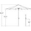Parasol 9 pi Colete Sunbrella® Colete-1243472581-1285350339