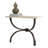 Teton Console-Bronze w/Travertine Top