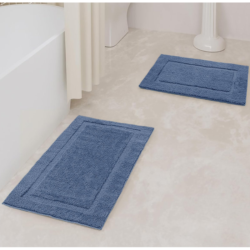 Ensemble de tapis de bain 100% coton, Royal