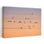 Peaceful Doves Golden Hour Colorful Peaceful Tranquil Bird Nature Sunset Wall Art Print 1 Piece Wrapped Canvas Wall Art-1707891594