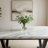 Demarkio Faux Marble Top Dining Table