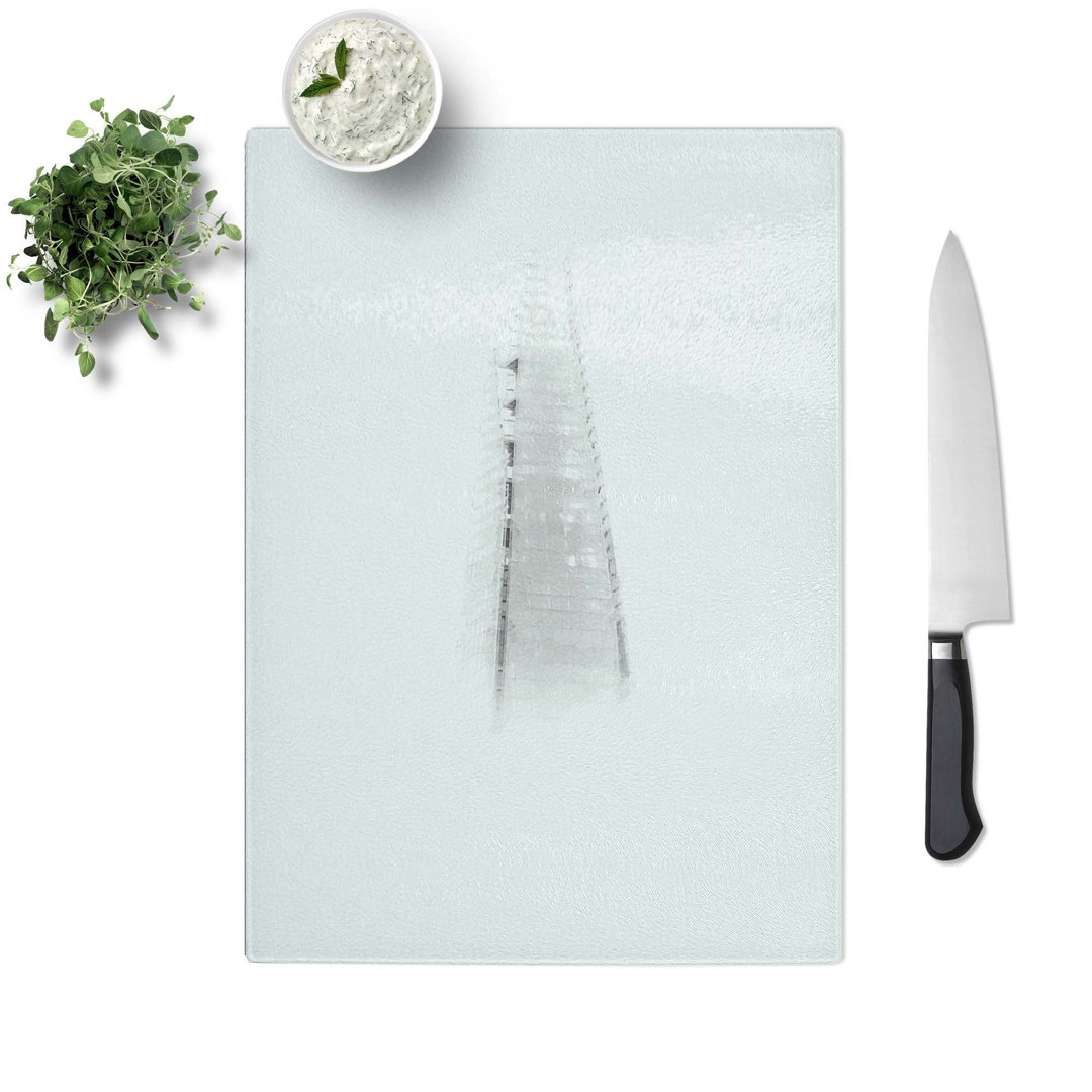 Tempered Glass The Shard in London England Abstract Art Chopping Board