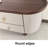 Solid wood TV stand durable and strong-105863087