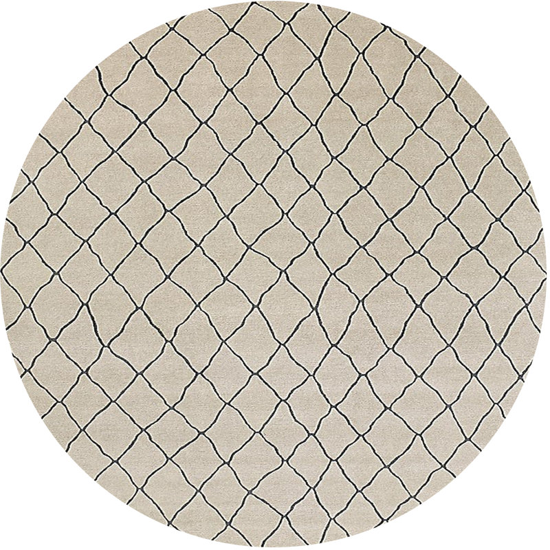 Tapis gris Brondesbury, Rond 7 pi