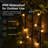 200 LED Solar Powered Outdoor String Lights With 8 Modes Waterproof for Garden Patio Yard Decor-446796723