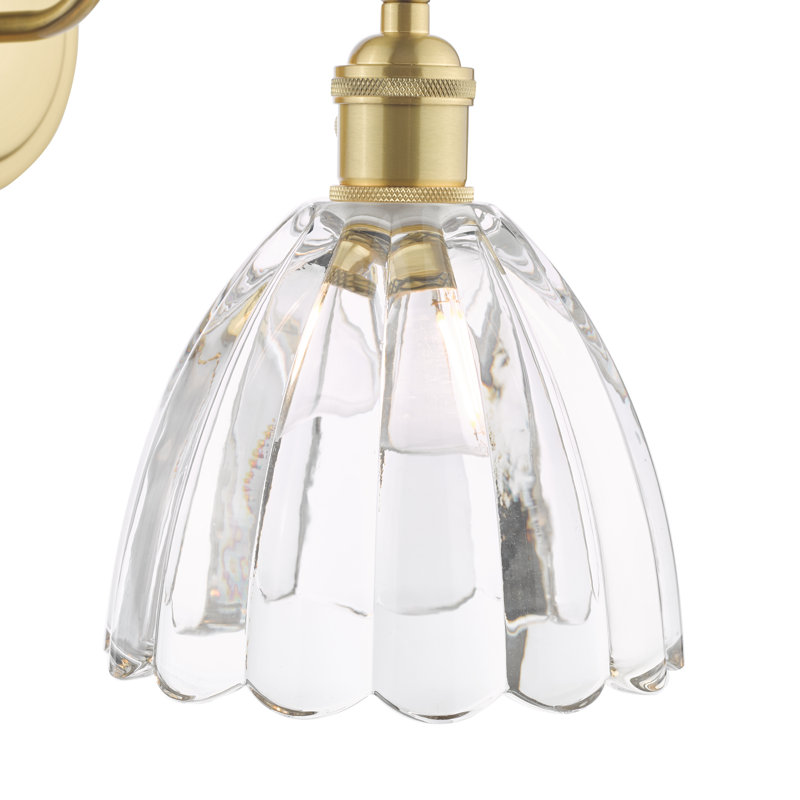 Wall Light, Natural Brass