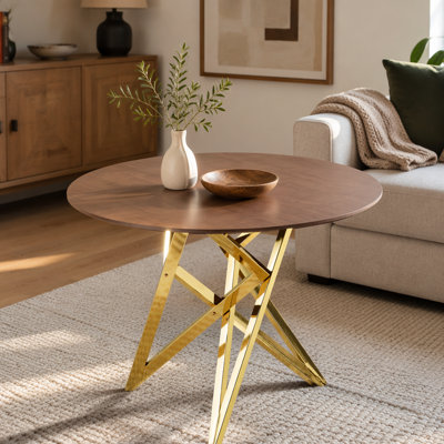 Metal Base Dining Table