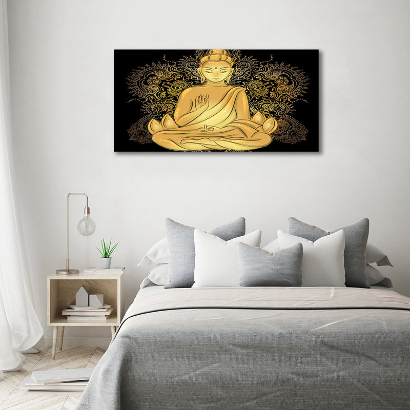 Sitting Buddha - Wrapped Canvas Print