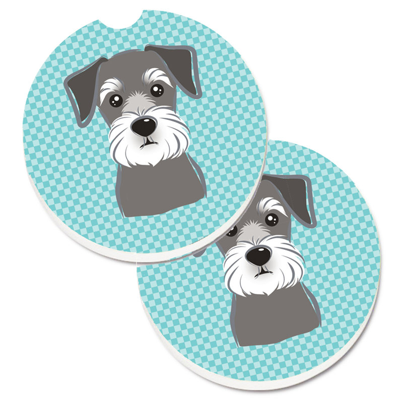 Sous-verre Retriever, Bleu, Schnauzer 2