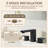 Widespread 2-handle Bathroom Sink Faucet 8-Inch Bathroom Faucet 3-Hole with Drain Assembly Matte Black-122908284