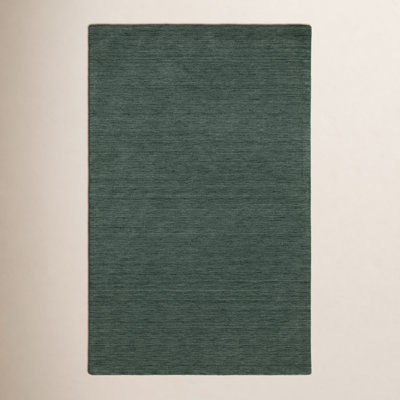 Yolandi Teal Hand-Tufted Wool Rug