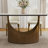 Modern Rectangular Sintered Stone Dining Table with Pedestal Base-277862814-274423205-305173030