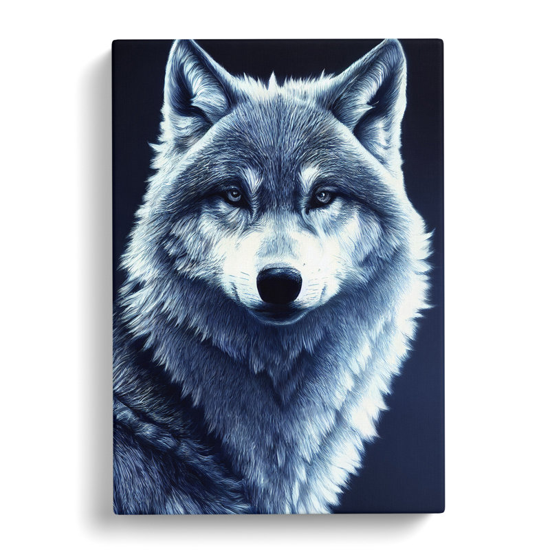 Beauty Of The Wolf - Print, No Matte, 50cm H x 35cm W x 3cm D, Wrapped Canvas