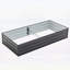 Ensemble de jardin surélevé, boîte à fleurs ergonomique en métal sans pliage, base ouverte pour le drainage - Assemblage facile-129024529-129024525