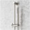 Vassor Thermostatic Shower System With Slide Bar and Hand Shower - Brushed Nickel