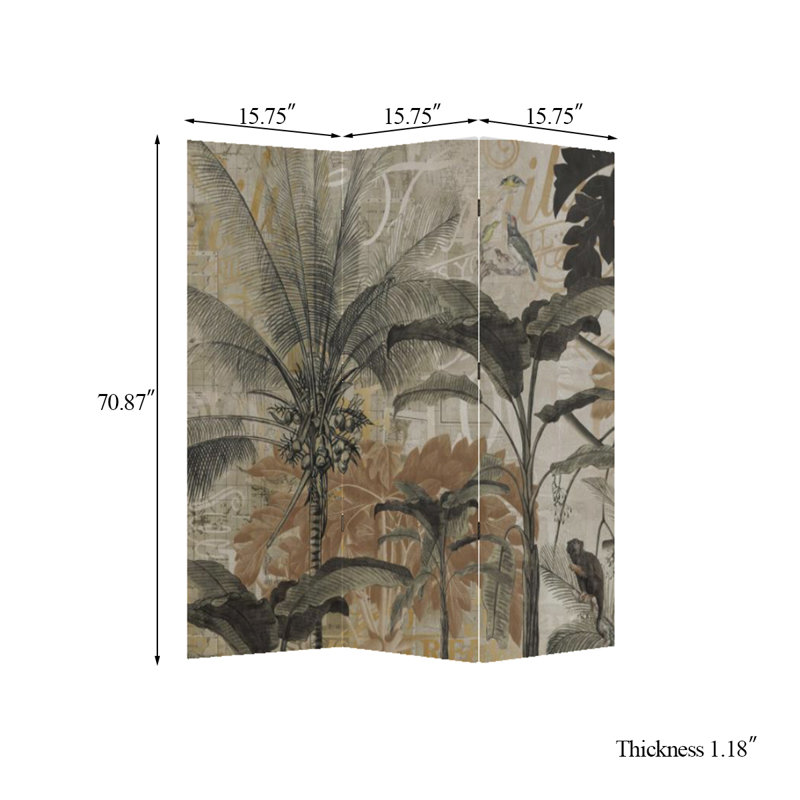 Cloison mobile 70,87 "style français, H 70,87 po x l 47,24 po x P 1,18 po