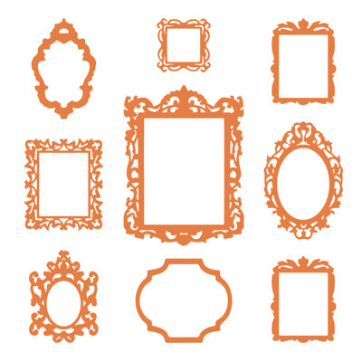 Abstract Non-Wall Damaging Wall Decal