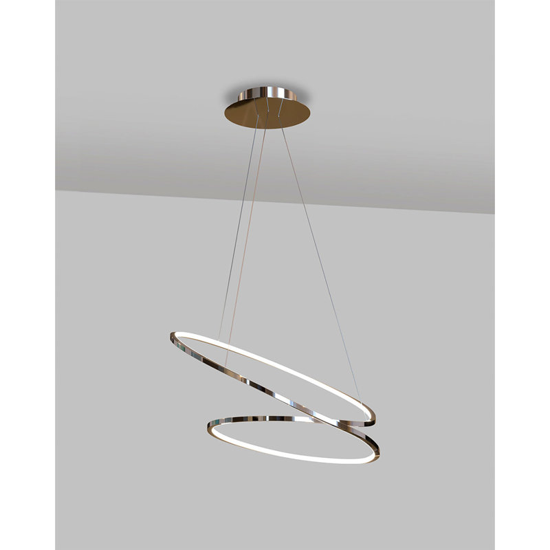 Mat Small Pendant, Chrome