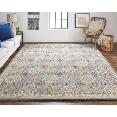 Atlandida Hand Tufted Oriental Indoor Rug