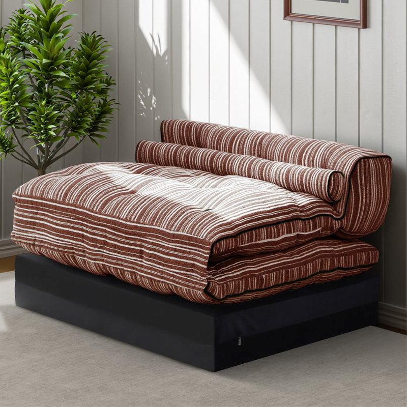 1 Seater Sofa Bed, Red