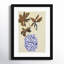Midford Blue and Brown Floral Ambience Framed on Paper by Design Fabrikken Photograph-91291589-91291590