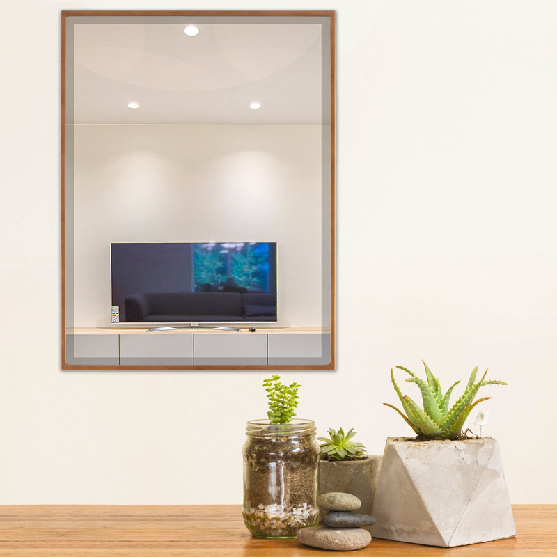 Bugarin Rectangle Mirror, 20.62" H x 30.62" W, Sunset Gold