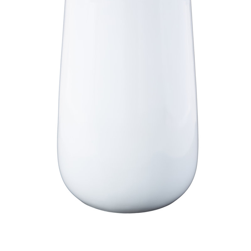 Vase de plancher en résine Mabe, Blanc, H 40 po x l 15 po x P 15 po
