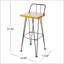 Tabouret en bois et métal DENALI INDUSTIAL