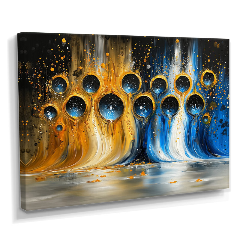 Jeu optique - Art mural, H 30 po x l 40 po, Toile tendue, Ne s’applique pas