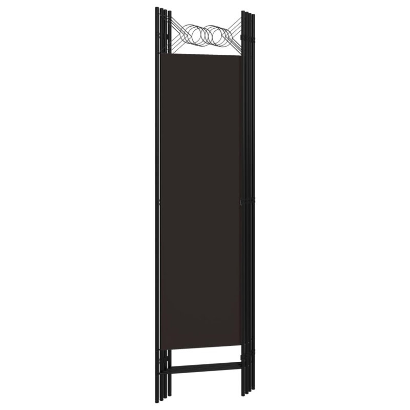 Tati 457.2cm H Folding Room Divider, 4, Brown