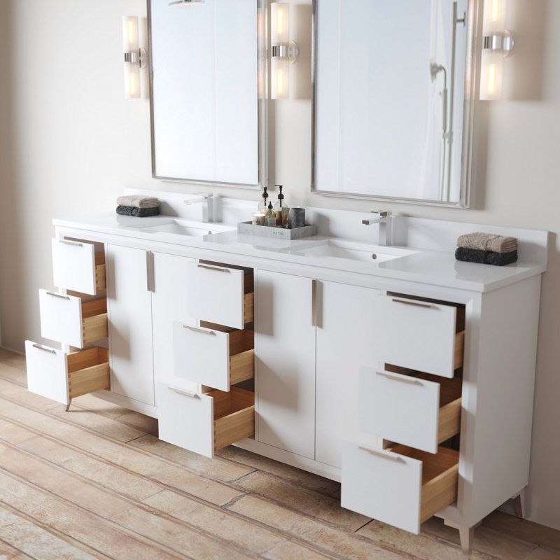 Meuble-lavabo à double cuve Mendocino