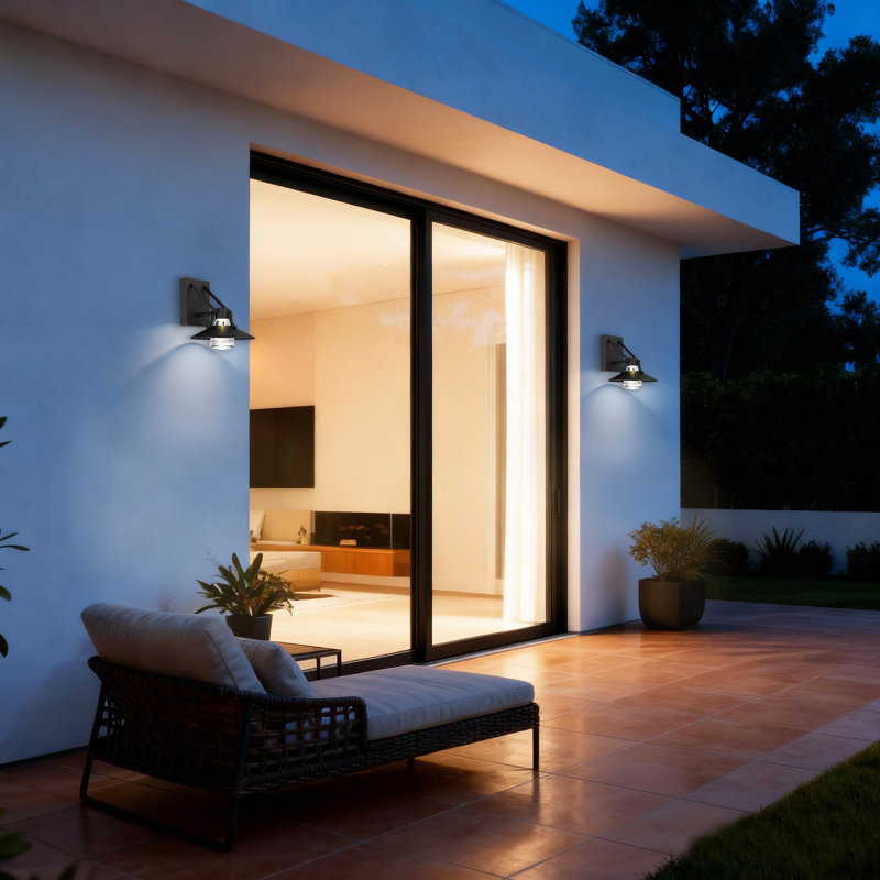 Radiant LED Wall Sconce with Artisan-Crafted Thick-Walled Clear Glass, 3-CCT Selectable, Dimmable, Wet Rated