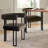 Hikeem 18" H Velvet Upholstered Kitchen Dining Armchair (Set of 2)-1154010562