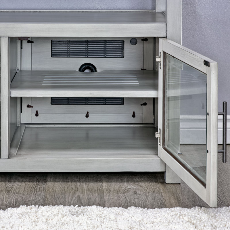 Console média Glidewell en bois massif jusqu'à 65 po