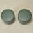 18" Wide Faux Leather Round Upholstered Ottoman Set Of 2-1255653674
