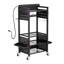Chariot de rangement pour outils à 5 niveaux avec station de chargement sur roulettes