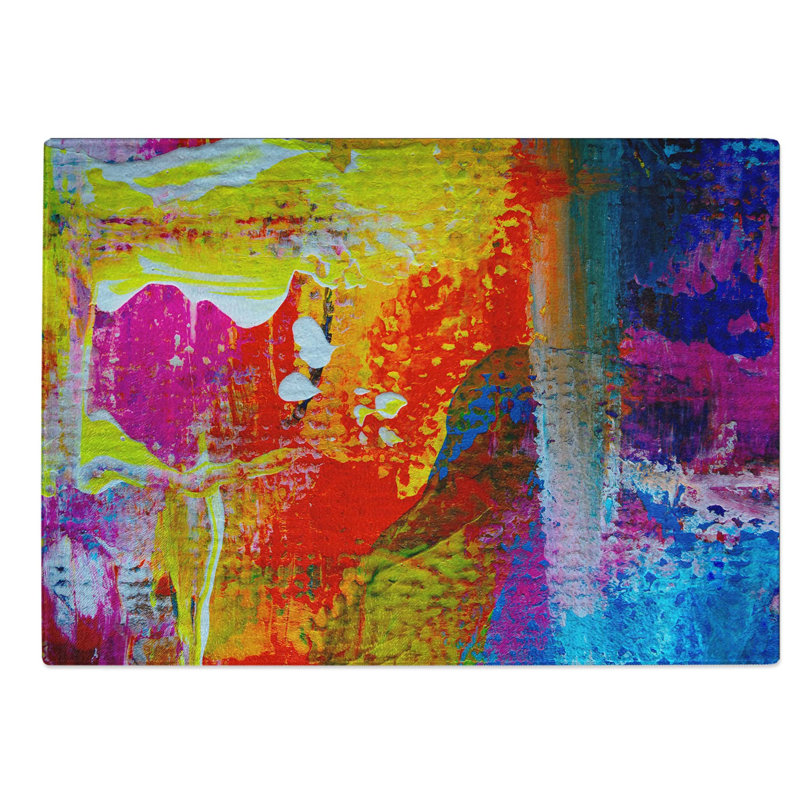 Tempered Glass Art Painting Vol.31 Chopping Board, 39 cm W x 28.5 cm L