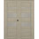 Porte standard lambrissée en bois et verre préfinie Mirella