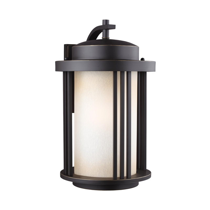 Crowell Large One Light Outdoor Wall Lantern from Generation Lighting , Antique Bronze