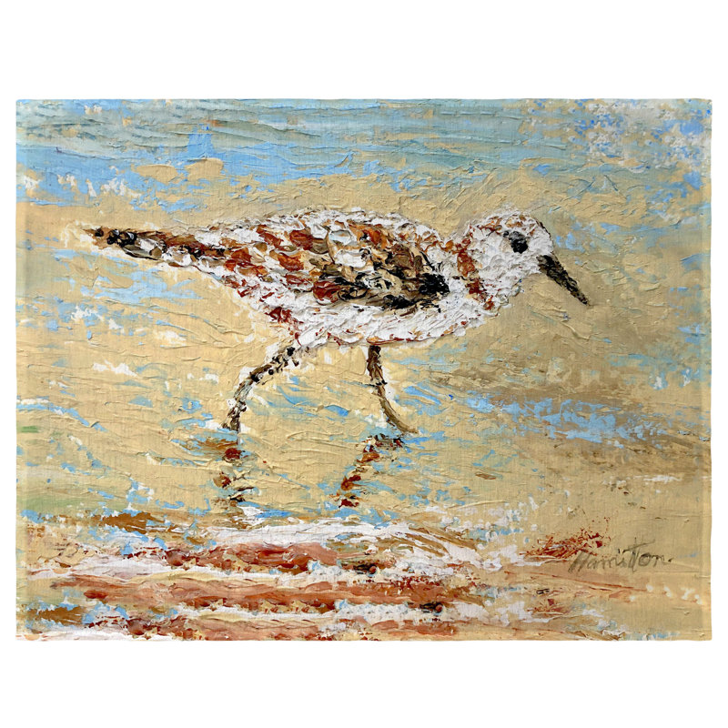 Ensemble de 4 napperons Lone Sandpiper