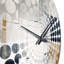 Horloge murale Agatina - Collages abstraits-710197277