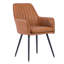 Ensemble de 2 chaises d'appoint rembourrées