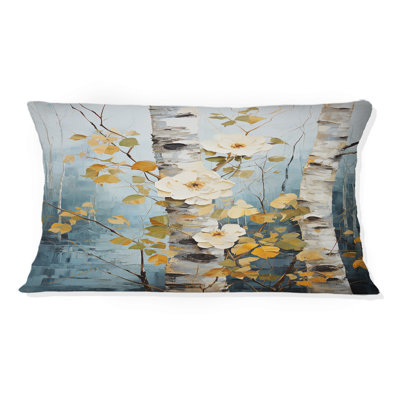 Coussin Birch Woods Whispering Winds IV - Tree Birch