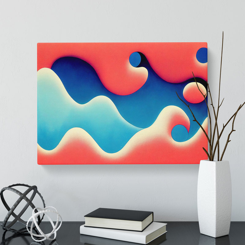 XXX-H1022-WF-7325X Rare Abstract - Wrapped Canvas Print, 35cm H x 50cm W x 3cm D