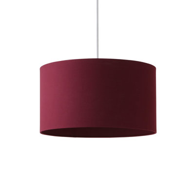 Blended Fabric Drum Lamp Shade ( Slip-On )